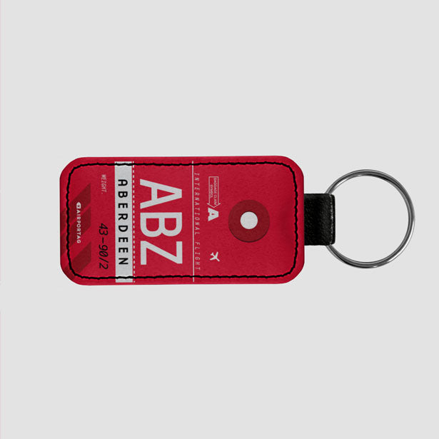ABZ - Leather Keychain - Airportag