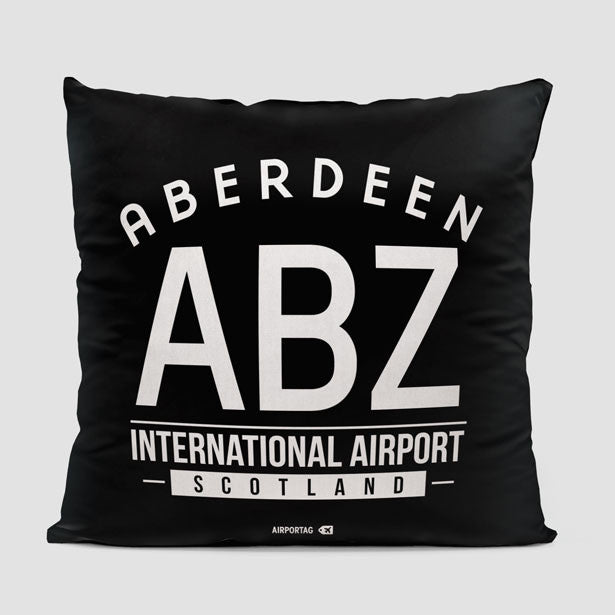 ABZ Letters - Throw Pillow - Airportag