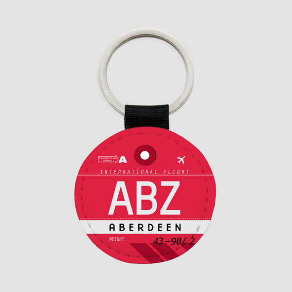 ABZ - Round Keychain