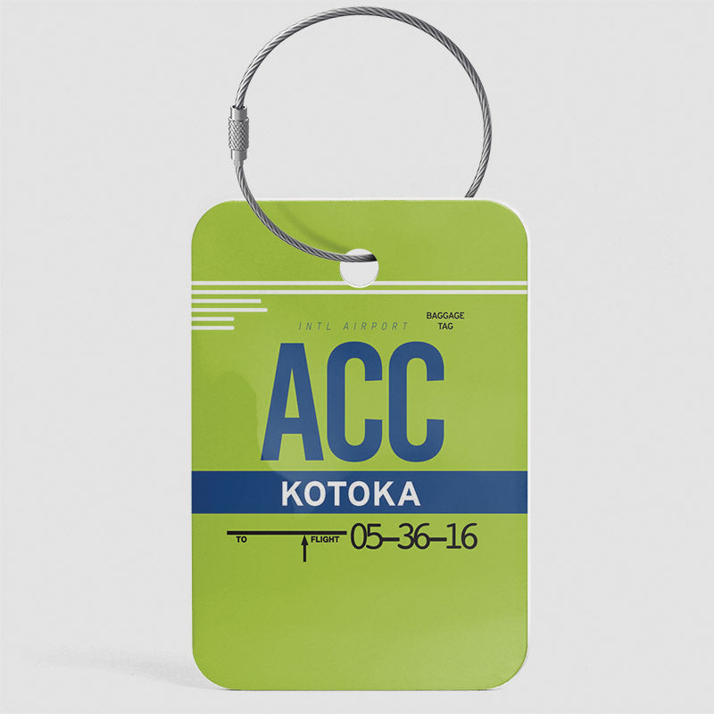 ACC - Étiquette de bagage
