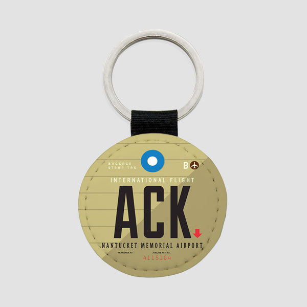ACK - Round Keychain
