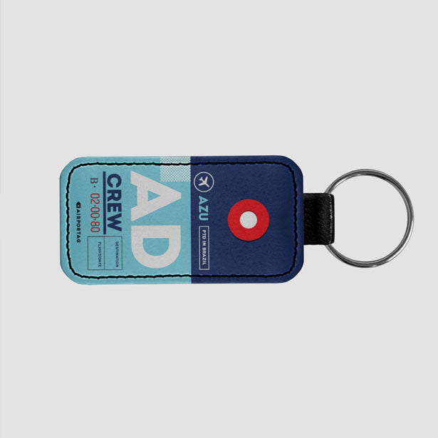 AD - Leather Keychain - Airportag