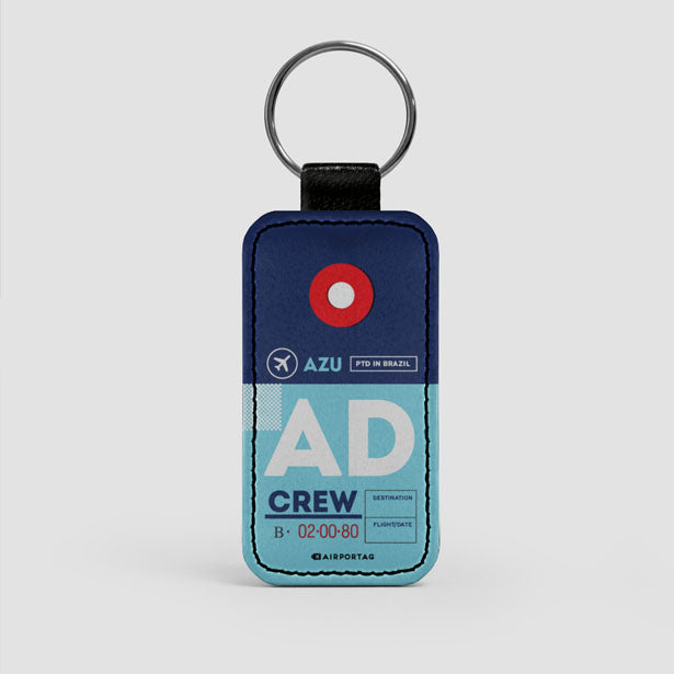 AD - Leather Keychain - Airportag