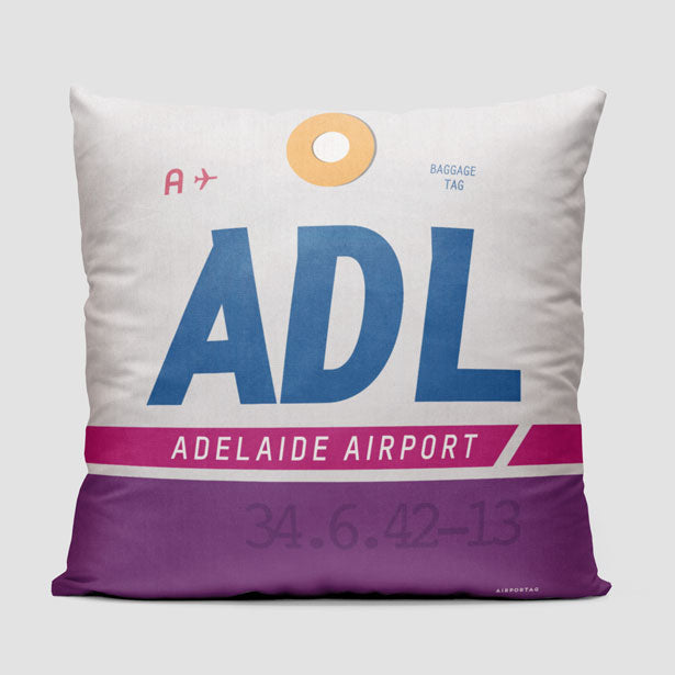 ADL - Throw Pillow - Airportag