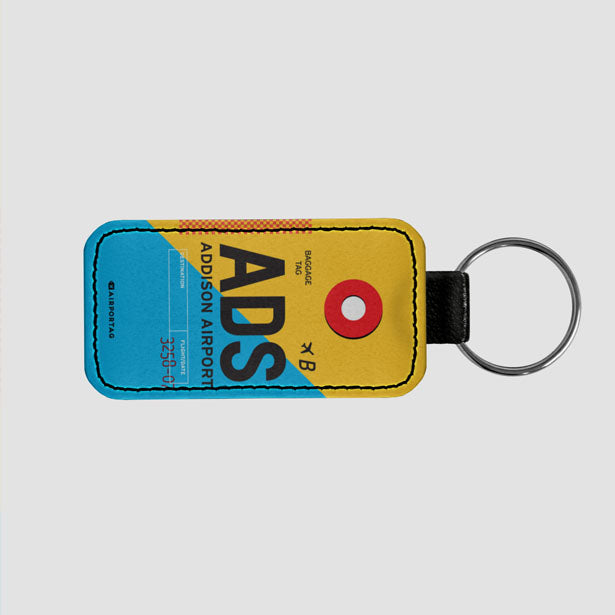ADS - Leather Keychain - Airportag