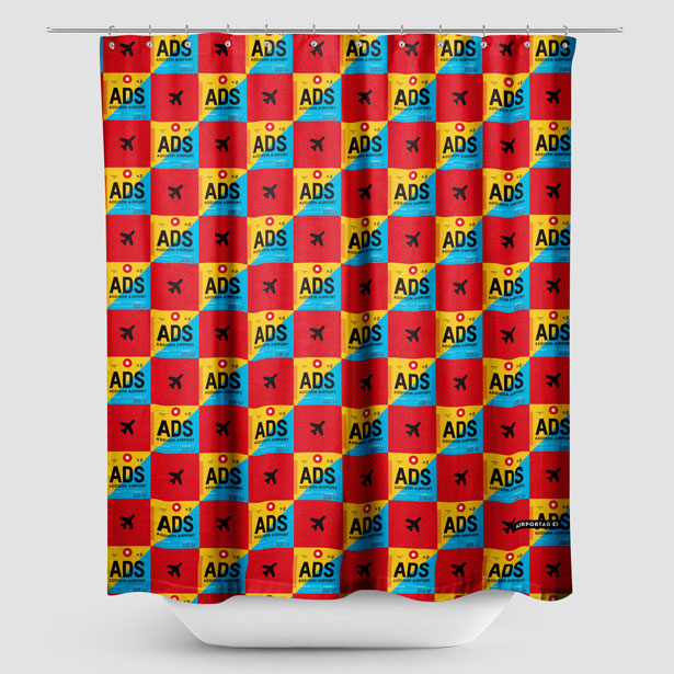 ADS - Shower Curtain - Airportag