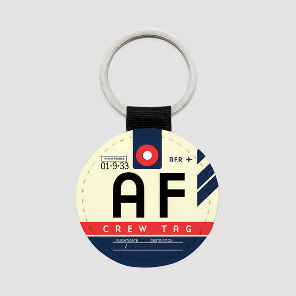 AF - Round Keychain