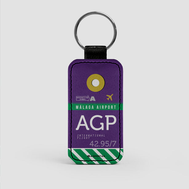 AGP - Leather Keychain - Airportag