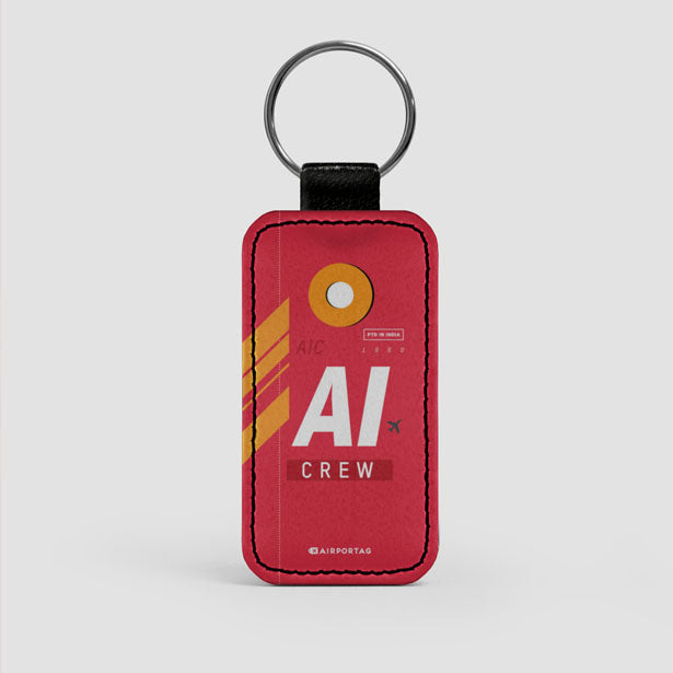 AI - Leather Keychain - Airportag