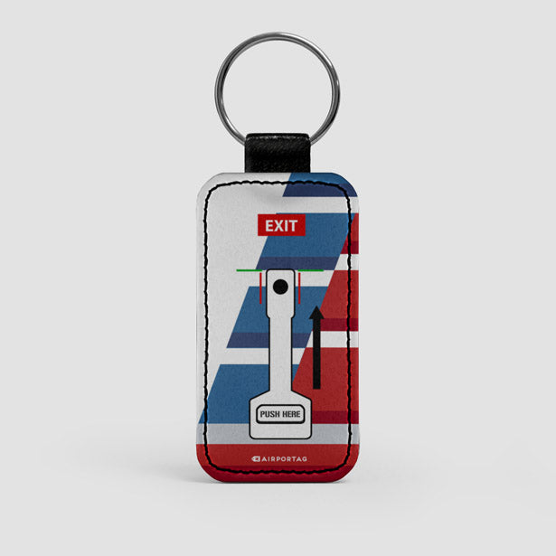 AA Door - Leather Keychain airportag.myshopify.com