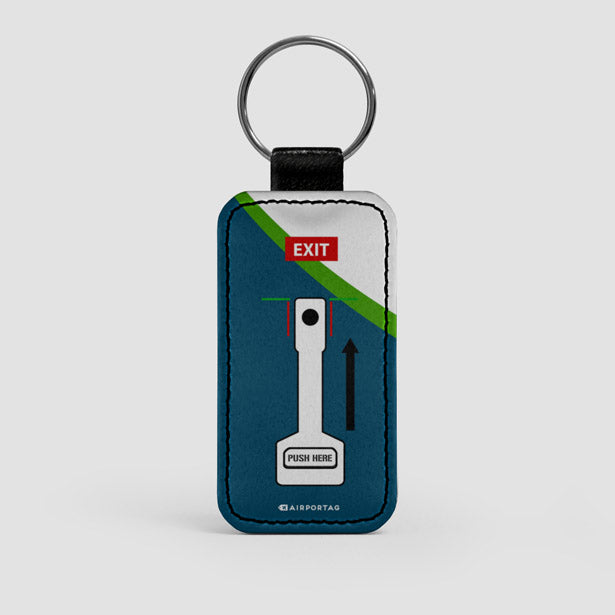 EI Door - Leather Keychain airportag.myshopify.com