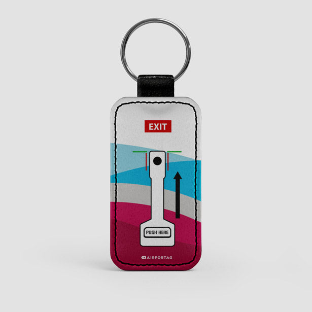 EW Door - Leather Keychain airportag.myshopify.com