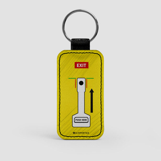 NK Door - Leather Keychain airportag.myshopify.com