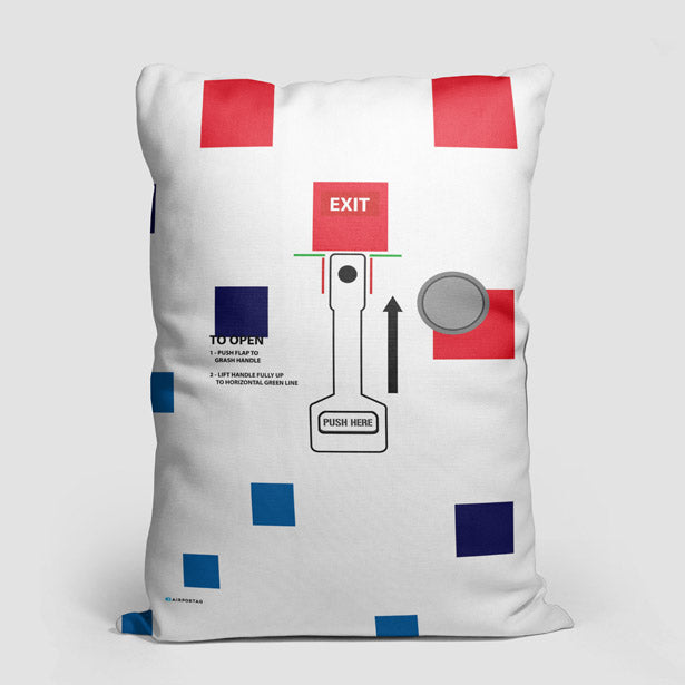 OU Door - Throw Pillow airportag.myshopify.com