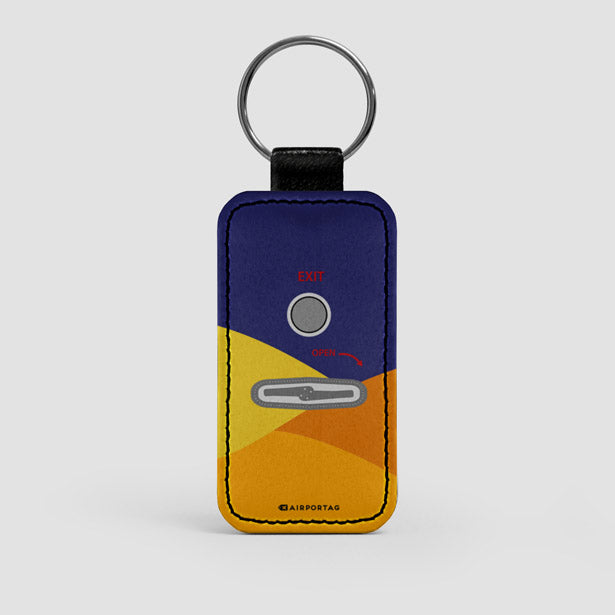 9W Door - Leather Keychain airportag.myshopify.com