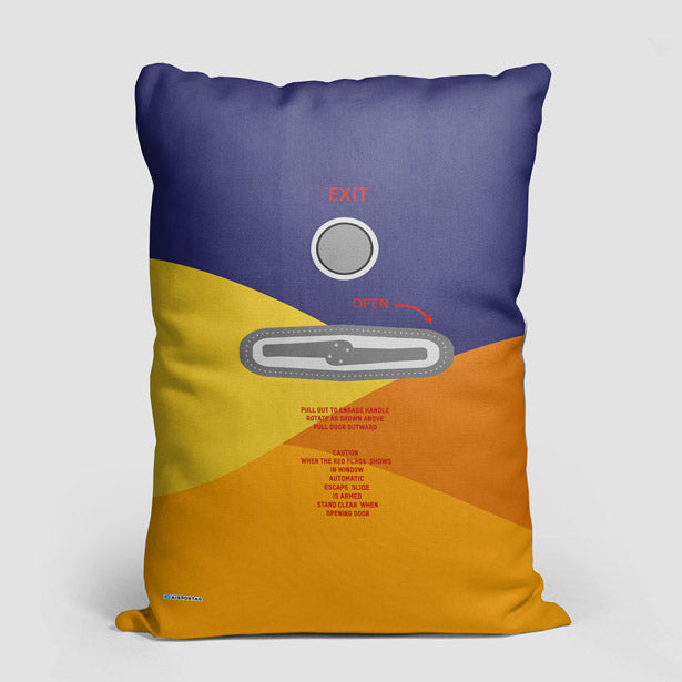 9W Door - Throw Pillow airportag.myshopify.com