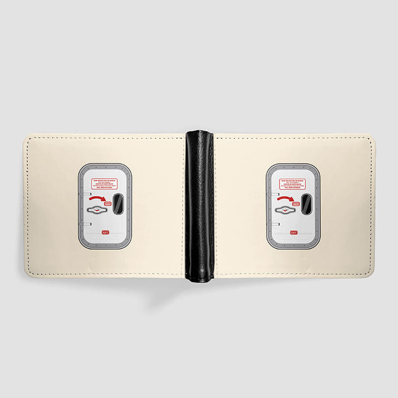 飛行機のドアのアイコン - メンズ財布