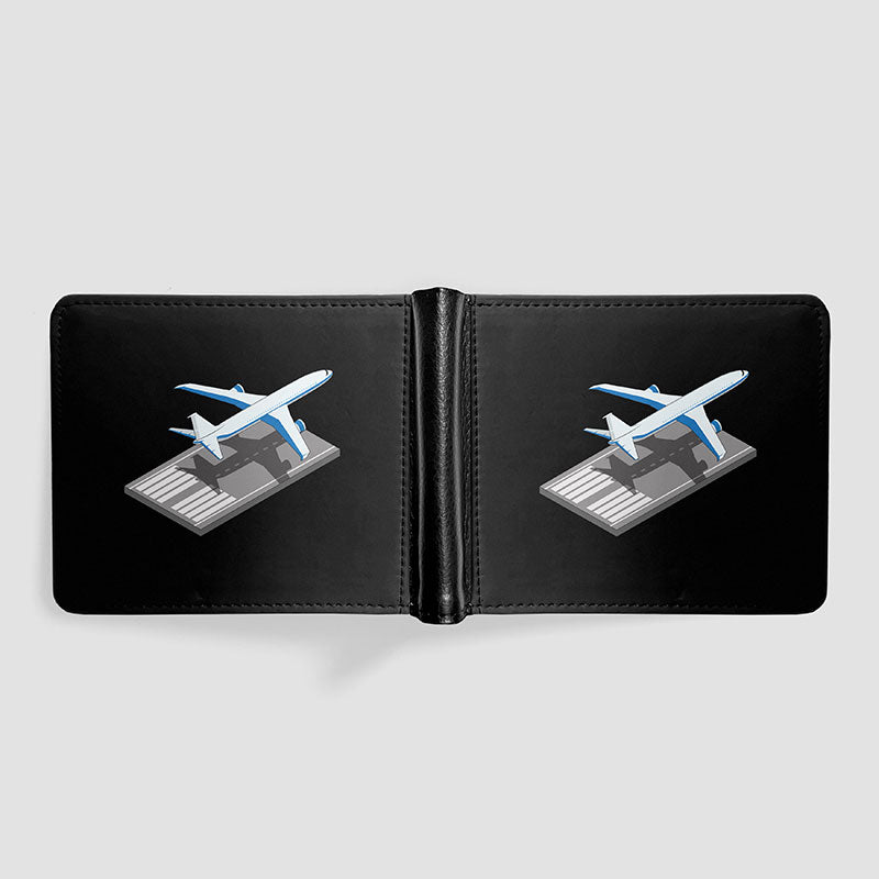 Airplane Runway Isometric - Men's Wallet