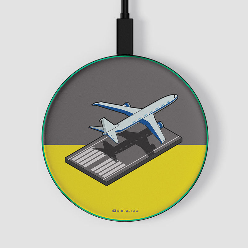 Airplane Runway Isometric - Wireless Charger