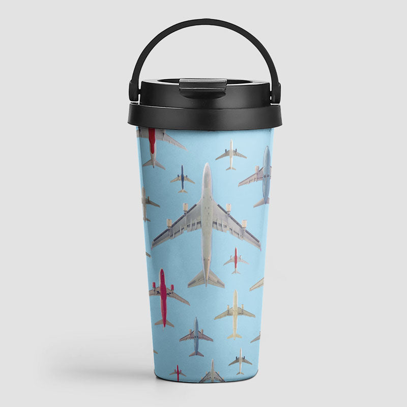 Airplane Above - Travel Mug