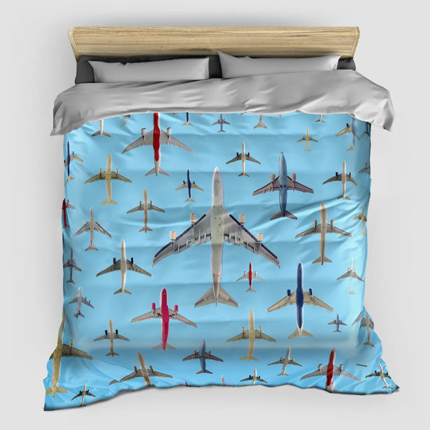 Airplane Above - Duvet Cover - Airportag