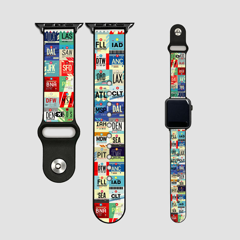 USA Airports - Apple Watch Band