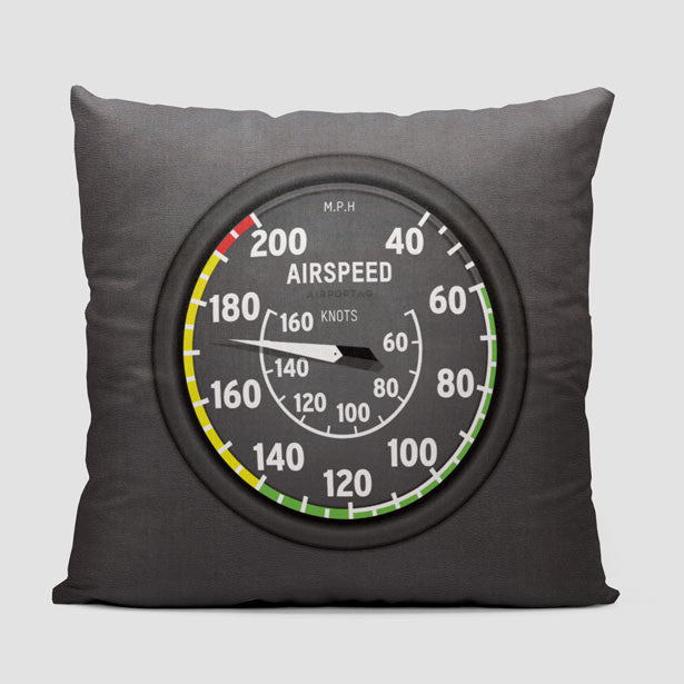 Airspeed - Throw Pillow - Airportag