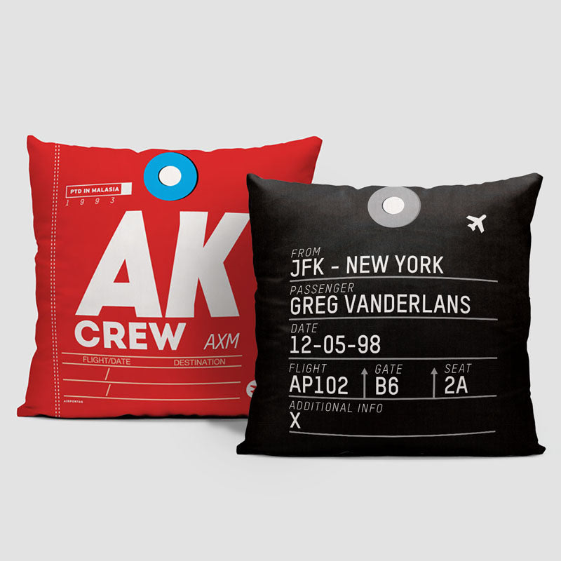 AK - Throw Pillow