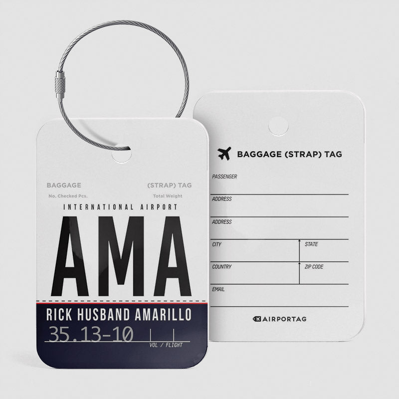 AMA - Étiquette de bagage