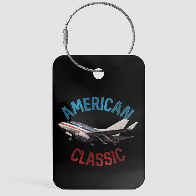 American Classic Plane - Luggage Tag