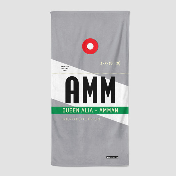 AMM - Beach Towel - Airportag