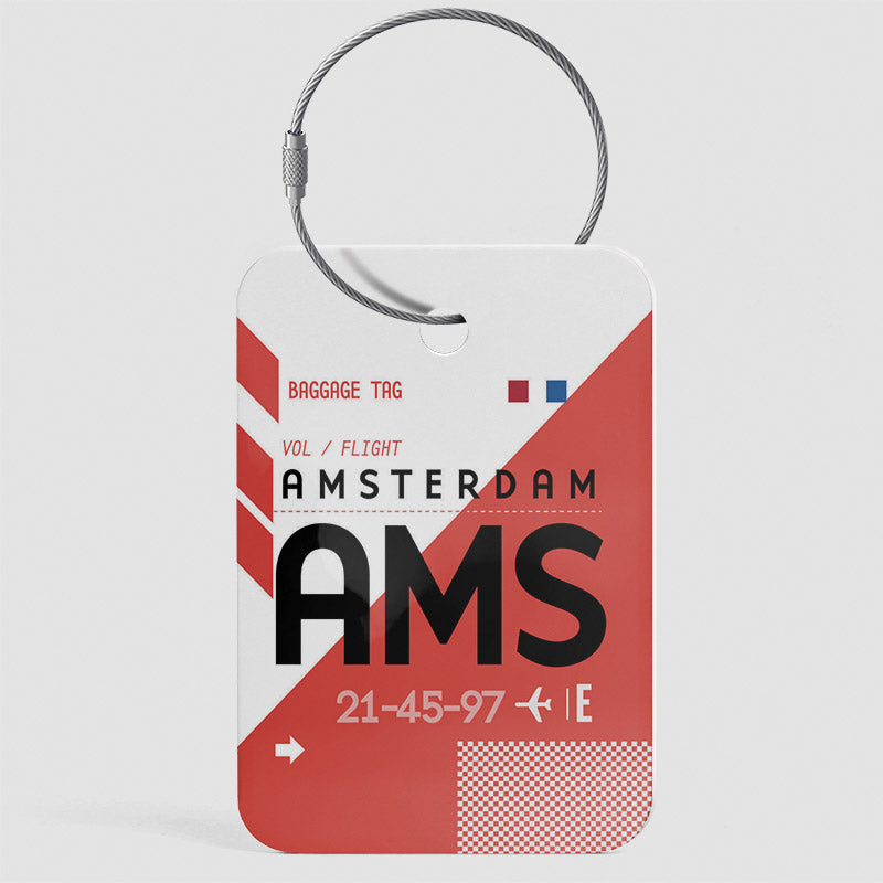 AMS - Étiquette de bagage