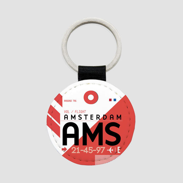 AMS - Round Keychain