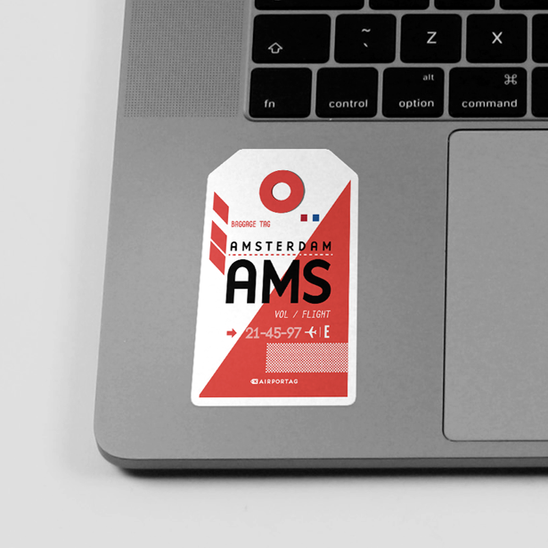 AMS - Sticker - Airportag