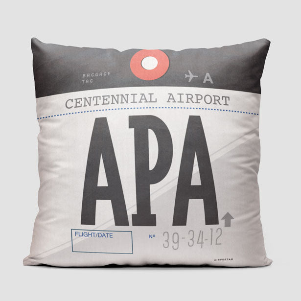 APA - Throw Pillow - Airportag