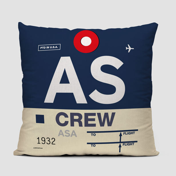 AS - Throw Pillow - Airportag