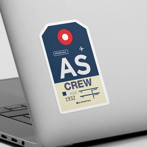 AS - Sticker - Airportag
