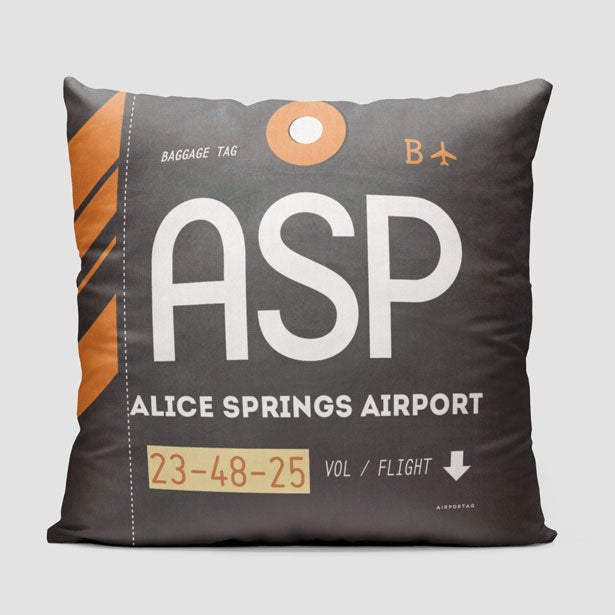 ASP - Throw Pillow - Airportag
