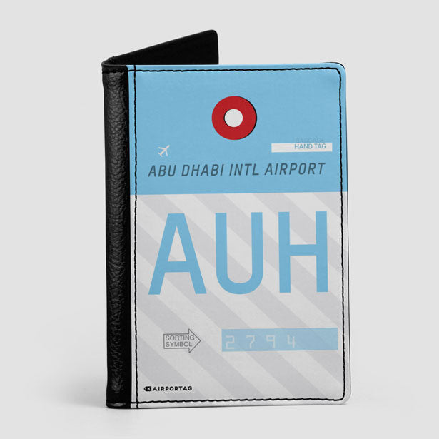 AUH - Passport Cover - Airportag