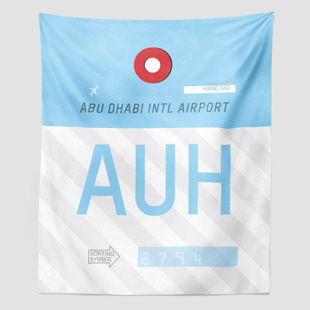AUH - Wall Tapestry - Airportag