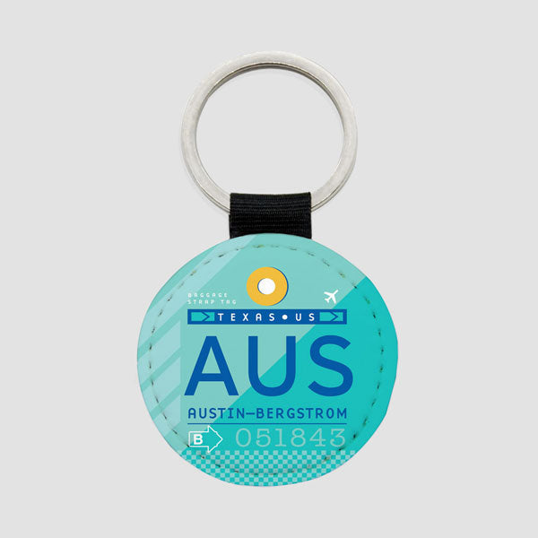AUS - Round Keychain