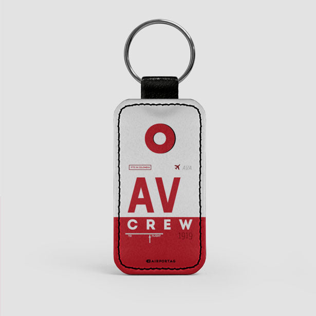 AV - Leather Keychain - Airportag