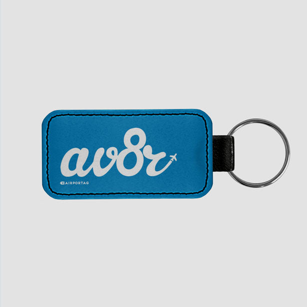 AV8R - Leather Keychain - Airportag