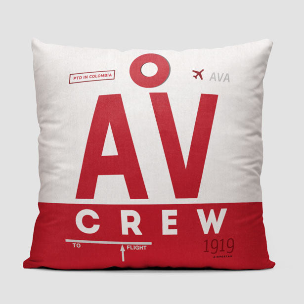 AV - Throw Pillow - Airportag