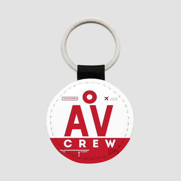 AV - Round Keychain