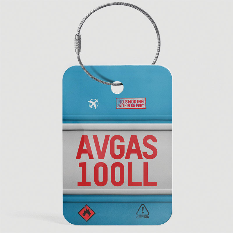 AVGAS 100LL - Étiquette de bagage