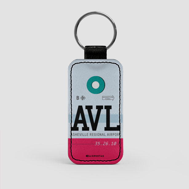 AVL - Leather Keychain - Airportag