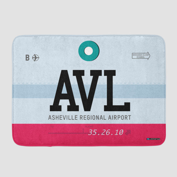 AVL - Bath Mat - Airportag