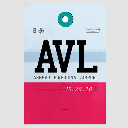 AVL - Poster - Airportag