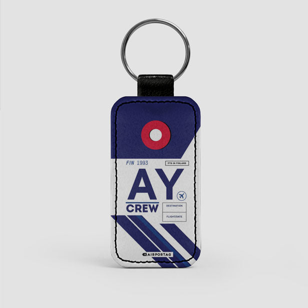 AY - Leather Keychain - Airportag